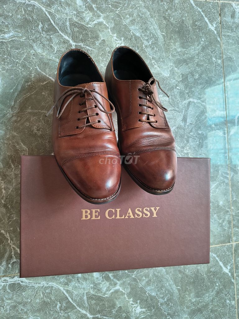 Giày tây Be Classy Da thật Nam Nâu 42. Mua bán Giày dép tại Quận Gò Vấp Tp Hồ Chí Minh được đăng bởi Long  hình 1