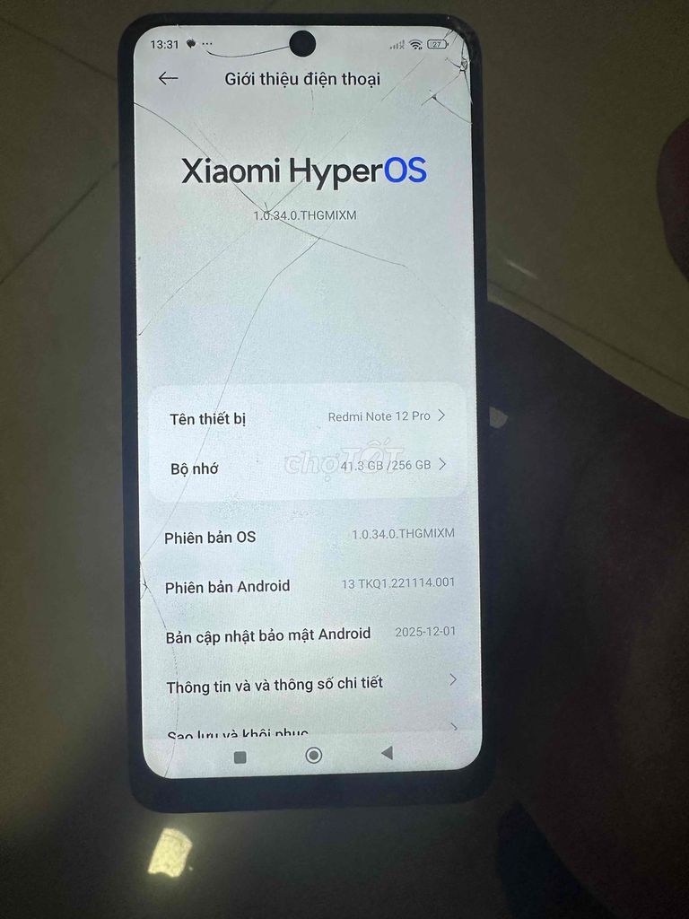 Xiaomi Redmi Note 12 Pro 256GB Xanh 8GB. Mua bán Điện thoại tại Quận Hải Châu Đà Nẵng được đăng bởi Tên chưa cung cấp hình 1