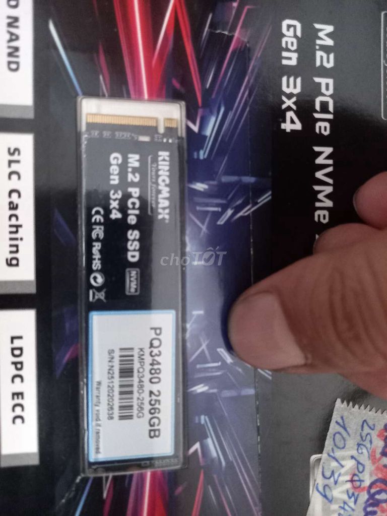 Ổ cứng SSD Kingmax PQ3480 256GB . chưa sử dụng .. Mua bán Linh kiện (RAM, Card...) tại Thành phố Huế Thừa Thiên Huế được đăng bởi QQQ hình 1