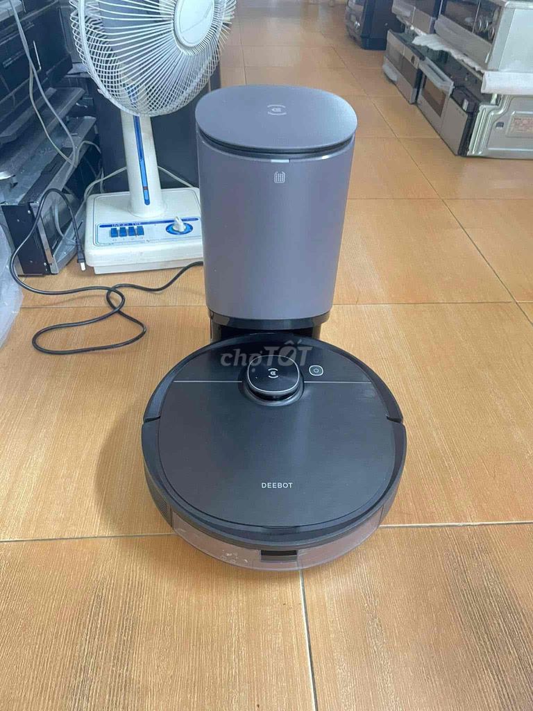 Robot hút bụi Ecovacs tự đổ rác. Mua bán Nội thất, đồ gia dụng khác tại Quận Ngô Quyền Hải Phòng được đăng bởi Em Quyền hình 1