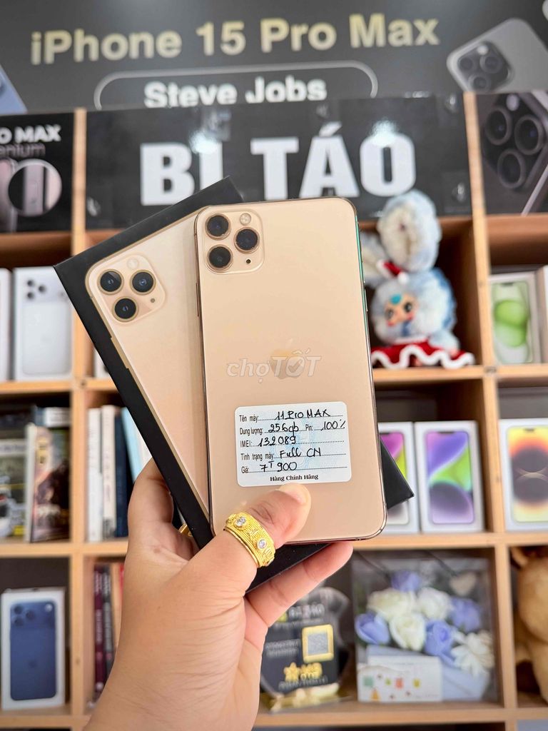 Apple iPhone 11 Pro Max 256GB Vàng. Mua bán Điện thoại tại Thành phố Long Xuyên An Giang được đăng bởi Bi Táo Store hình 1