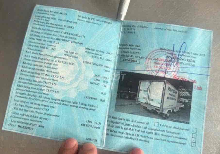thanh lý xe Suzuky đông lạnh. Mua bán Xe tải, xe ben tại Thành phố Thủ Đức Tp Hồ Chí Minh được đăng bởi Ô TÔ LÂM THÀNH hình 4