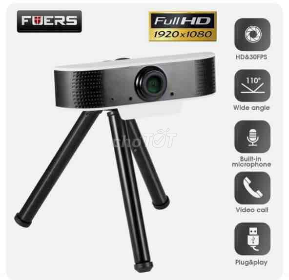 Webcam FHD 1080P với Mic. Nội địa Mỹ máy mới