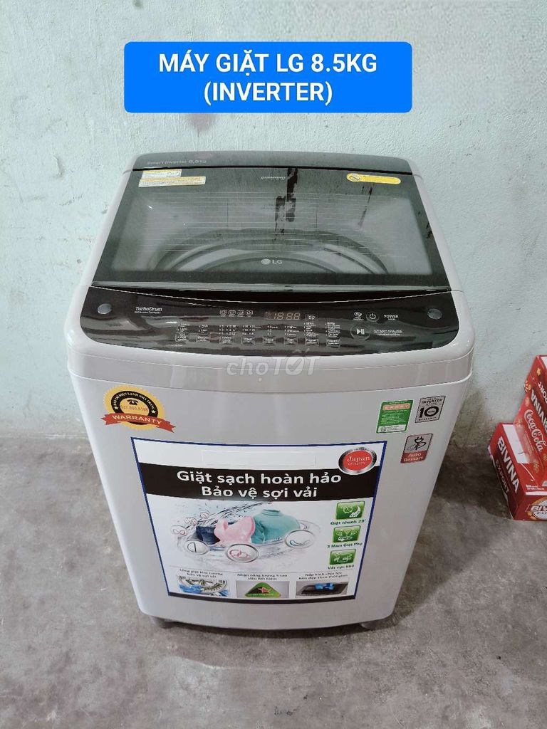 Máy Giặt LG Inverter 8.5KG (Rin đẹp).