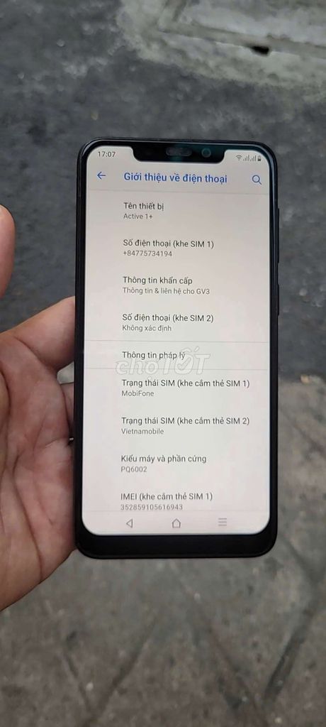 Vsmart Active 1 Plus Ram6gb Màn Zin Đẹp Mượt 96%. Mua bán Điện thoại tại Quận Gò Vấp Tp Hồ Chí Minh được đăng bởi THMobileGV211 hình 3