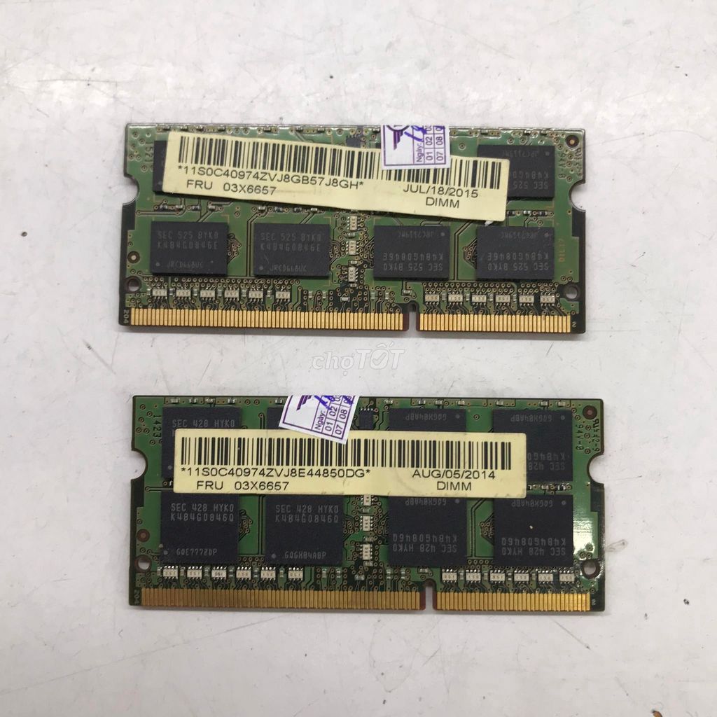RAM Laptop 8GB DDR3L Samsung 1600MHz (PC3L 12800)