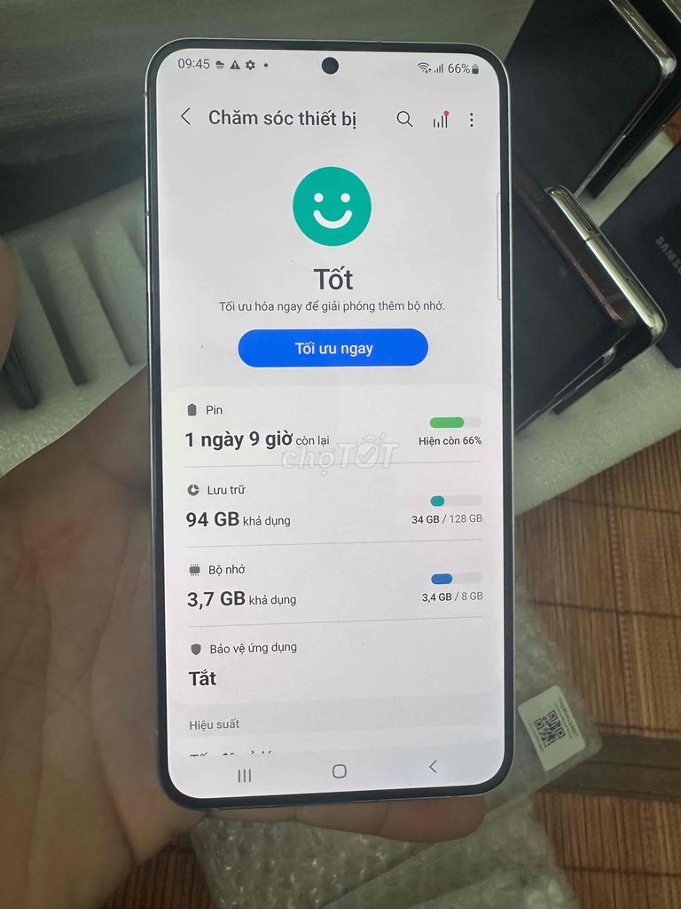 S22 Plus 128GB Trắng 2 sim vn ghi âm cuộc gọi đẹp