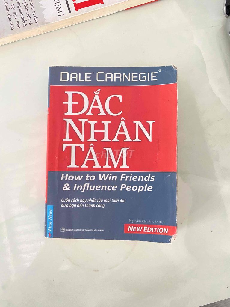 Sách Đắc Nhân Tâm cũ. Mua bán Sách tại Huyện Cái Bè Tiền Giang được đăng bởi Đông platium hình 1