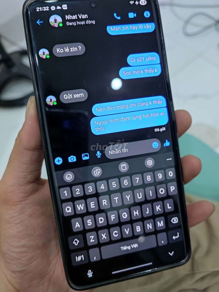 Samsung S21 Ultra Bạc. Mua bán Điện thoại tại Quận Thanh Khê Đà Nẵng được đăng bởi Hồ Kim Toàn hình 1