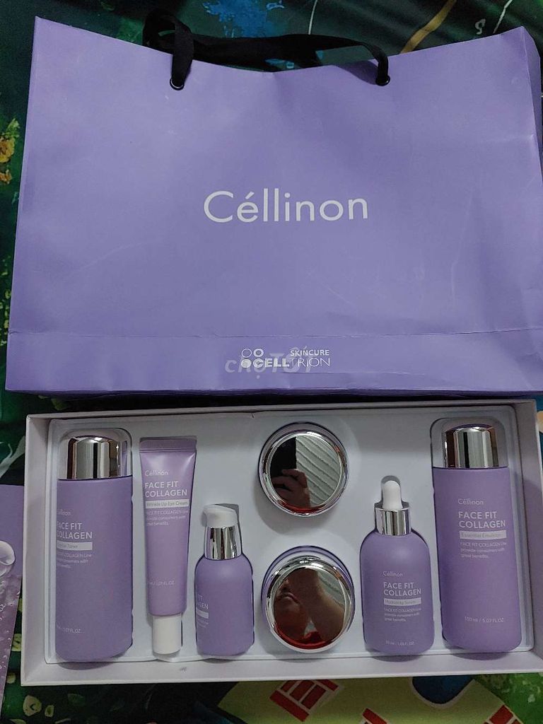 Bộ dưỡng da Cellinon Face Fit Collagen Tím. Mua bán Phụ kiện thời trang khác tại Thành phố Biên Hòa Đồng Nai được đăng bởi Tuyen Do hình 1