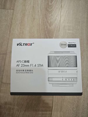 Viltrox 23mm f1.4 bạc mới 99,9% còn bảo hành