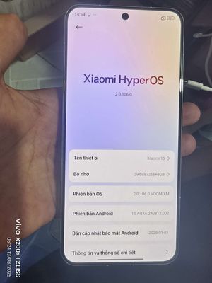 Xiaomi Mi 15 camera Đỉnh , thon gọn , 8gen 4. Mua bán Điện thoại tại Huyện Châu Thành Bến Tre được đăng bởi Từ Tuấn Bến Tre