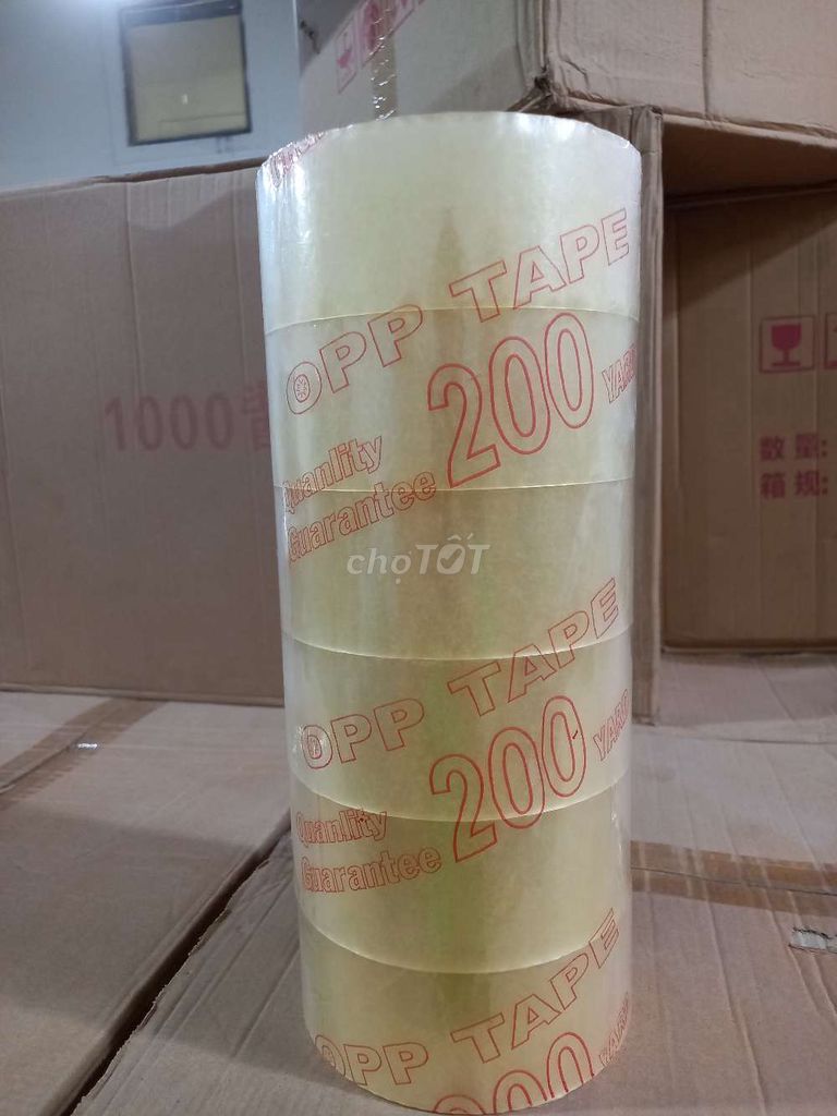 6 cuồn băng keo 200 yard