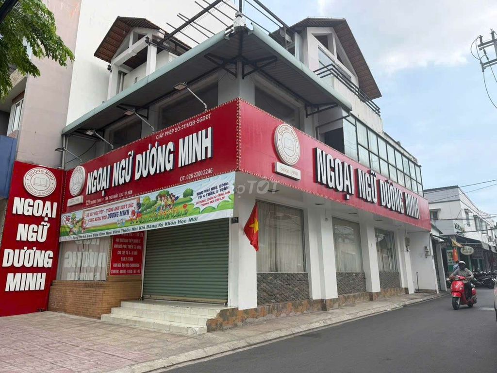 Nhà 3 tầng góc 2mặt tiền Trường Chinh 9❌20 ngay cạnh nhà thờ Lạc Quang