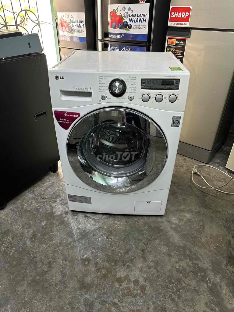 Máy giặt LG 8kg cửa trước. Mua bán Máy giặt tại Huyện An Dương Hải Phòng được đăng bởi Phát Thanh Lý  hình 1