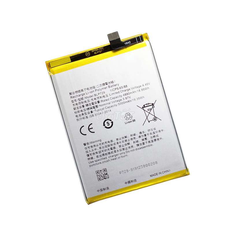 Pin Realme BLP729 5000mAh Đã qua sử dụng. Mua bán Phụ kiện (Màn hình, Chuột...) tại Huyện Chợ Lách Bến Tre được đăng bởi Hương Thái Nguyễn hình 1