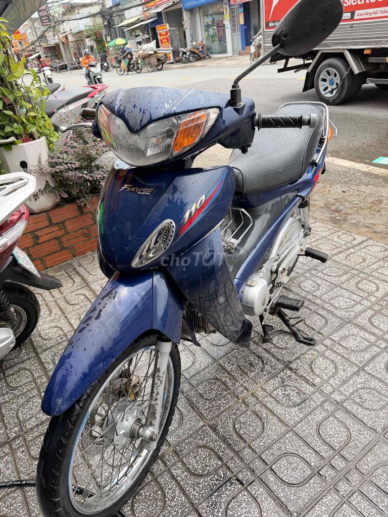 Honda Future синий механический мотоцикл