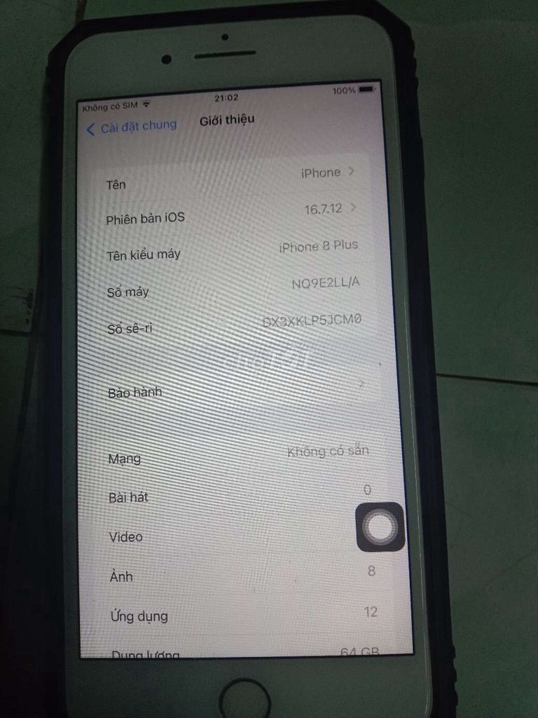 iPhone 8 Plus 64GB Vàng hồng. Mua bán Điện thoại tại Thành phố Biên Hòa Đồng Nai được đăng bởi tam hình 1