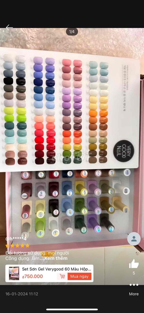 Thanh lý 3 set Sơn móng tay Very Good Nail. Mua bán Phụ kiện thời trang khác tại Quận Tân Bình Tp Hồ Chí Minh được đăng bởi Uyên hình 1