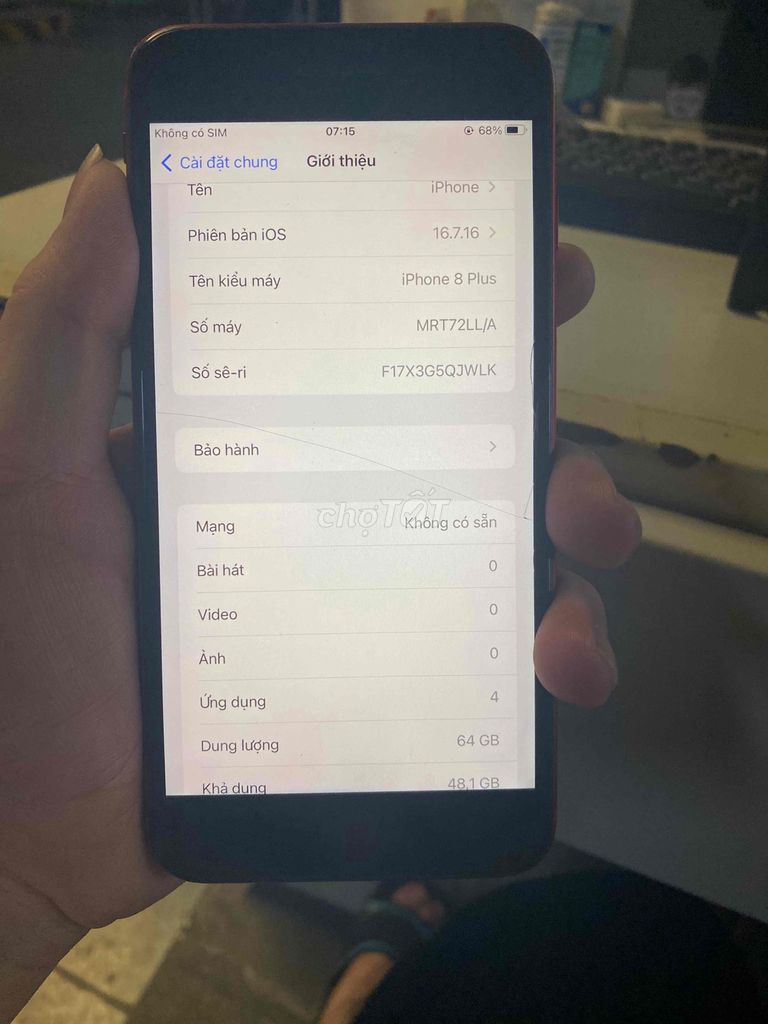 Thừa 2 máy bán 7plus 128g + 8plus 64g. Mua bán Điện thoại tại Quận Ba Đình Hà Nội được đăng bởi phạm hưng hình 1