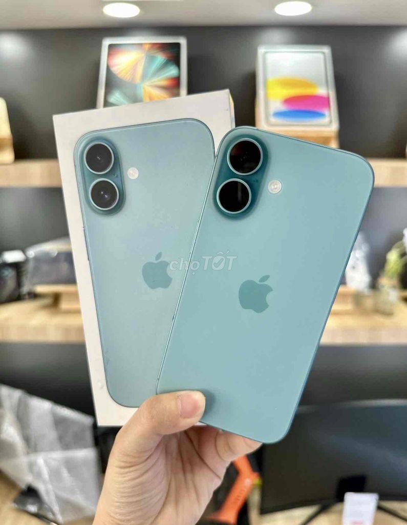 iPhone 16 Plus 128G Xanh FULLBOX NEW APPLE 09/2025. Mua bán Điện thoại tại Quận 10 Tp Hồ Chí Minh được đăng bởi iStockHCM hình 1