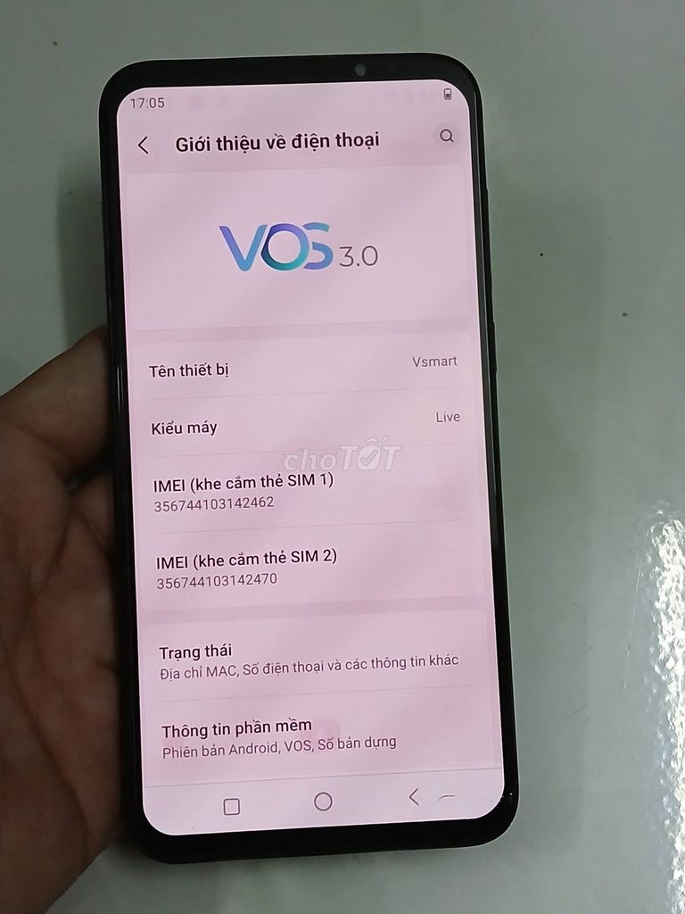 Vsmart Live Đen Màn ám, hư camera. Mua bán Điện thoại tại Quận Tân Bình Tp Hồ Chí Minh được đăng bởi Hội Đồ Điện Tử hình 1