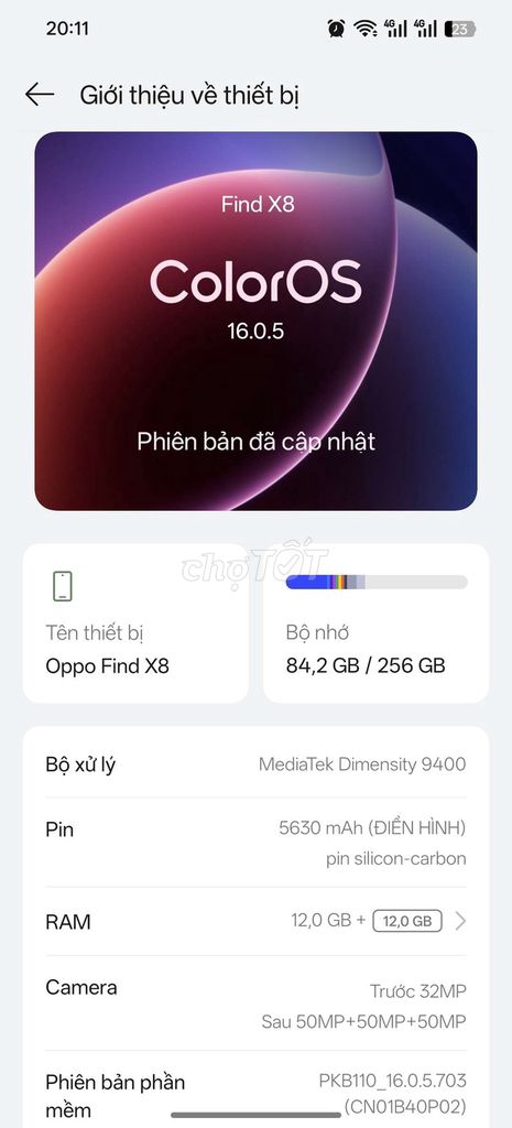 Oppo Find X8 256GB. Mua bán Điện thoại tại Thành phố Huế Thừa Thiên Huế được đăng bởi Tiểu Niếp Niếp hình 1