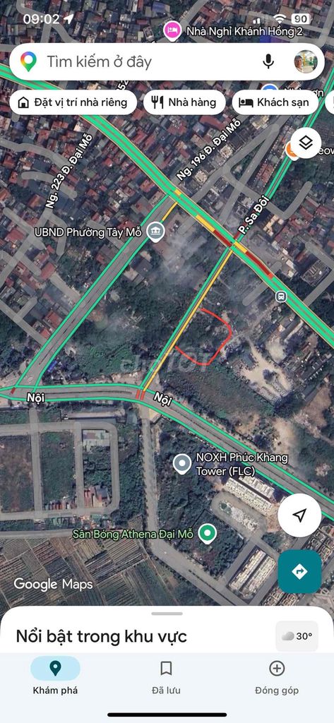 bán đất ruộng ở mặt đường Đại Mỗ