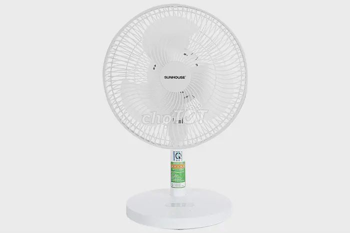Quạt sạc điện Sunhouse SHD7115 Trắng. Mua bán Quạt tại Quận Ninh Kiều Cần Thơ được đăng bởi Điện Máy Cần Thơ hình 1
