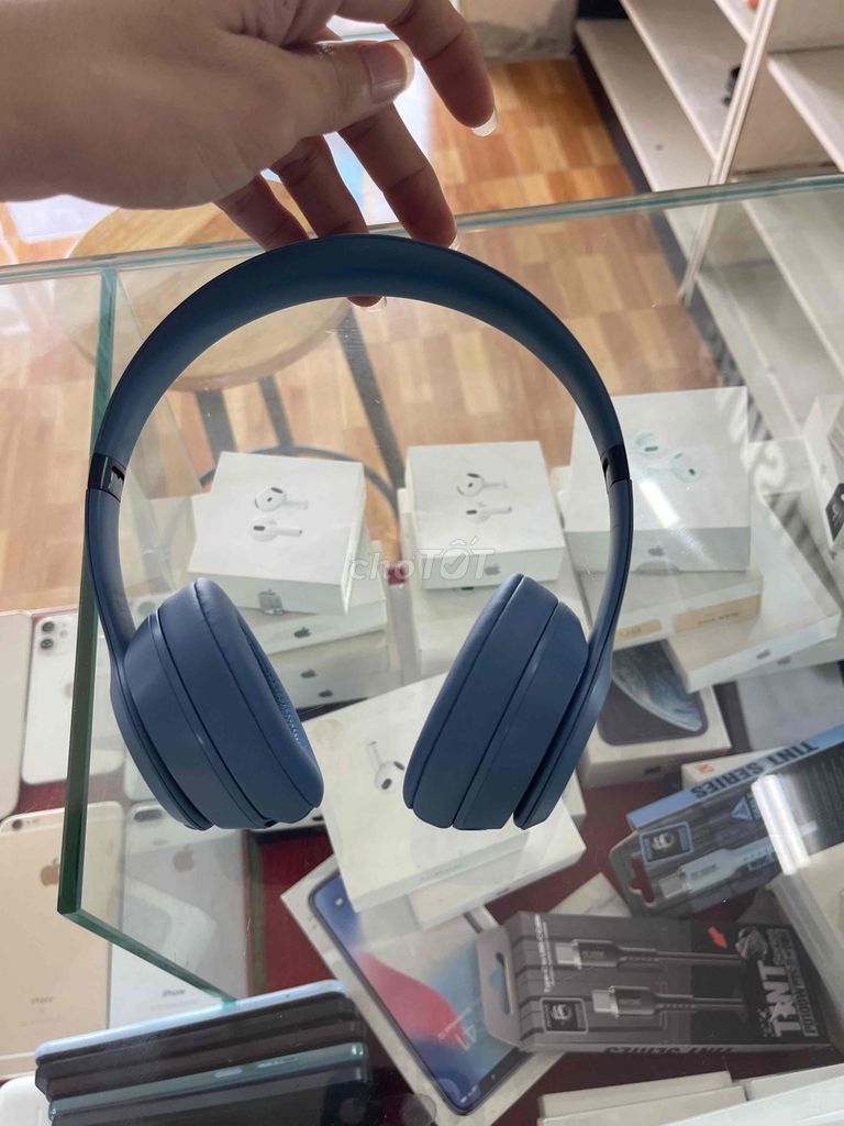 Tai nghe Beats Solo 4 Xanh dương. Mua bán Tivi, Âm thanh tại Quận Bình Thạnh Tp Hồ Chí Minh được đăng bởi Đông Mobile hình 1