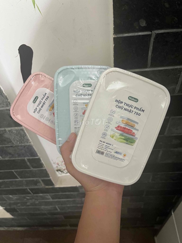 Hộp nhựa đựng thực phẩm Hokori Việt-Nhật 750ml. Mua bán Dụng cụ nhà bếp tại Quận Bình Thạnh Tp Hồ Chí Minh được đăng bởi Tran Quoc Anh hình 1