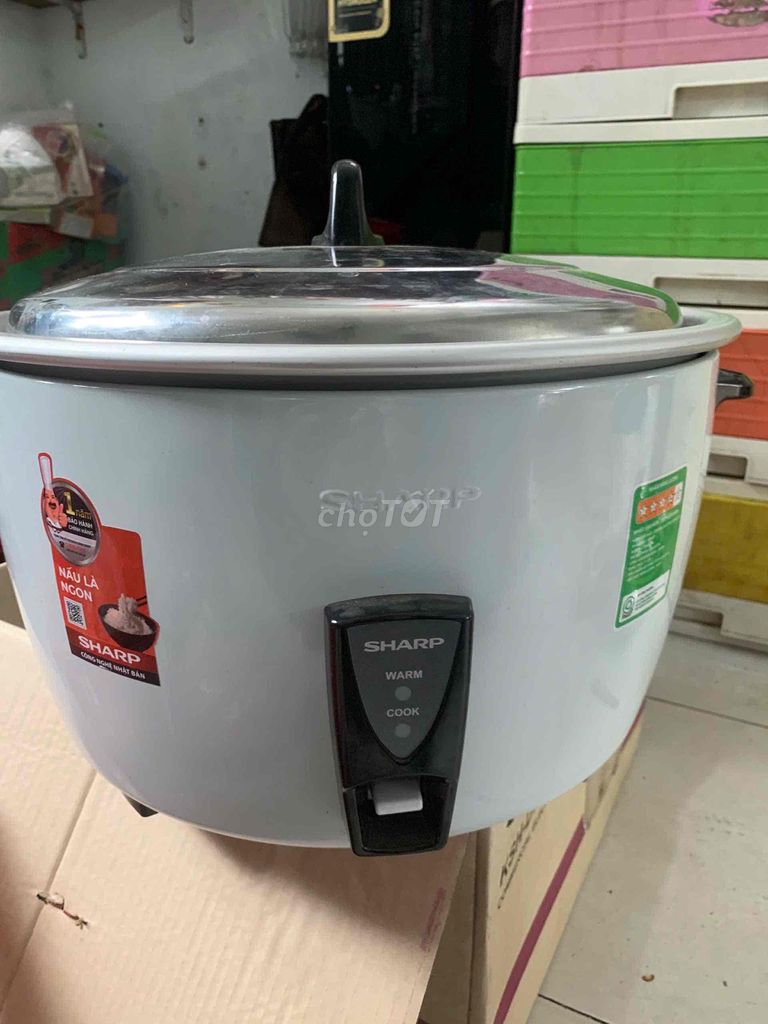 Nồi cơm điện Sharp 7 lít Trắng Giữ ấm tốt. Mua bán Bếp, lò, đồ điện nhà bếp tại Thành phố Biên Hòa Đồng Nai được đăng bởi phạm tú anh hình 1