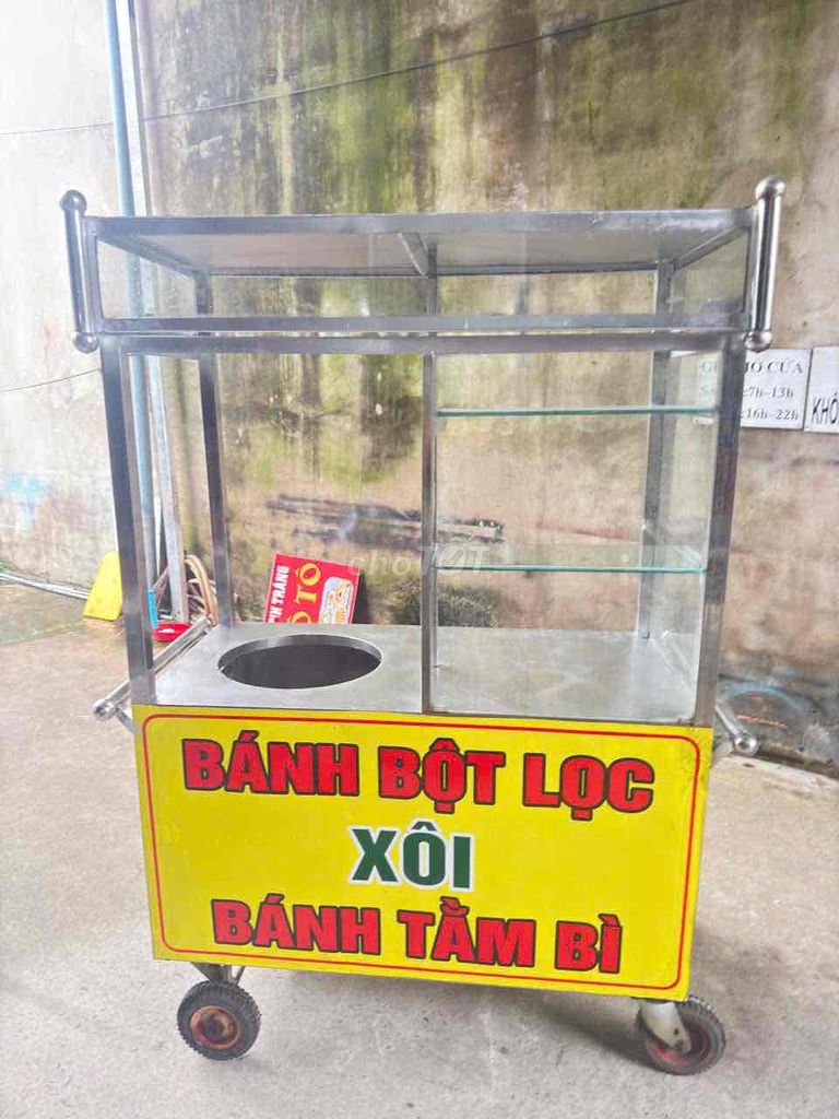Xe đẩy bán hàng Inox 1m8x1m2 qua sử dung 2tr7. Mua bán Đồ chuyên dụng, Giống nuôi trồng tại Quận Cái Răng Cần Thơ được đăng bởi võ hoàng mến hình 1
