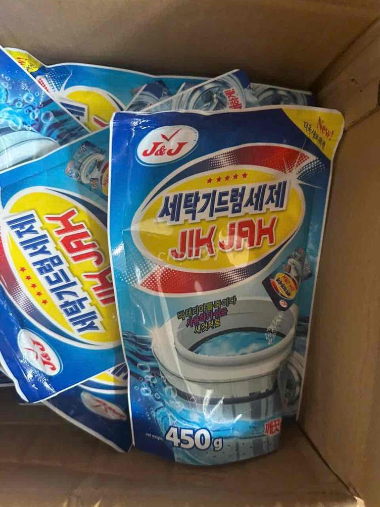 Bột tẩy lồng máy giặt J&J 450g Tẩy sạch. Mua bán Thiết bị vệ sinh, nhà tắm tại Thành phố Huế Thừa Thiên Huế được đăng bởi chi hình 1
