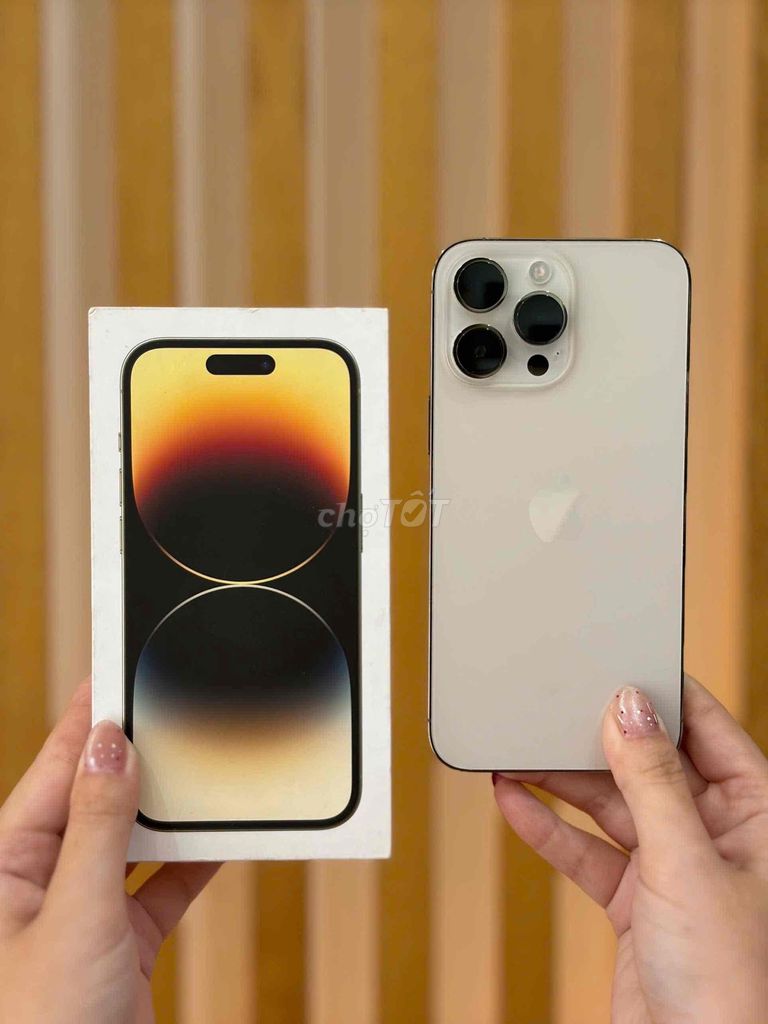 14 PROMAX 128Gb  mã Vn/A  Gold Pin 98% Zin 100%. Mua bán Điện thoại tại Quận 11 Tp Hồ Chí Minh được đăng bởi Huy Thành Mobile hình 1