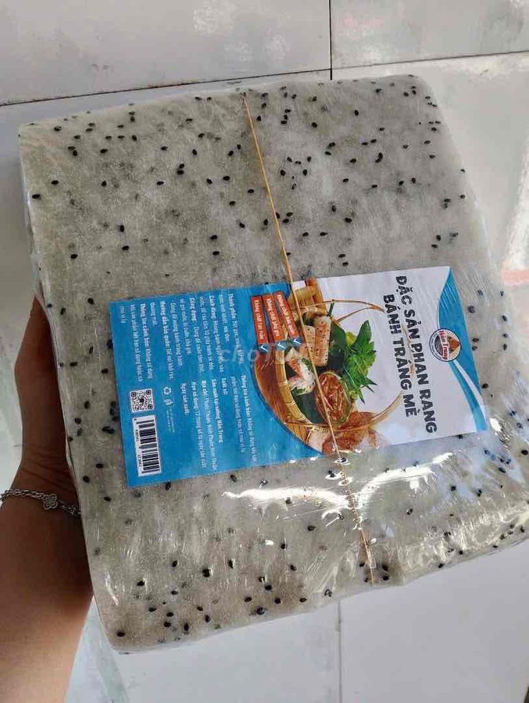 Bánh tráng mè Phan Rang - Ninh Thuận 2-2.1 kg. Mua bán Đồ ăn, thực phẩm và các loại khác tại Quận Gò Vấp Tp Hồ Chí Minh được đăng bởi Chị Tư hình 1