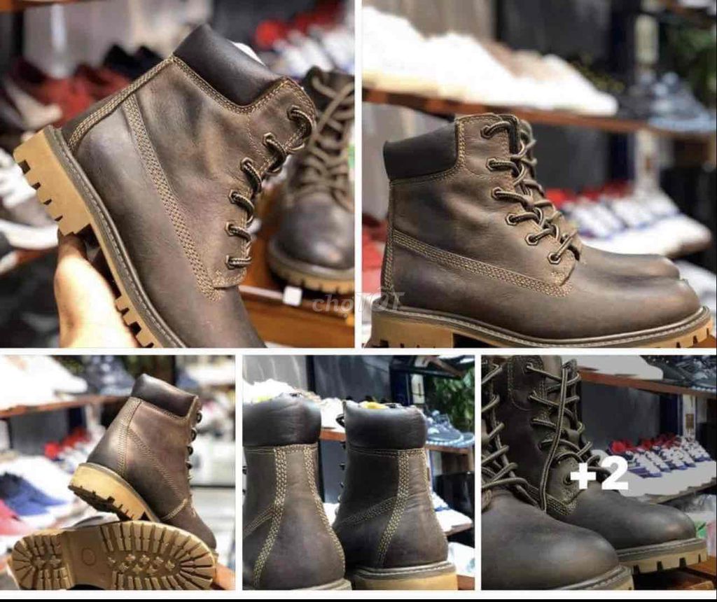 Giày boot da bò cực dầy size 38 ( 39 đi cũng được)