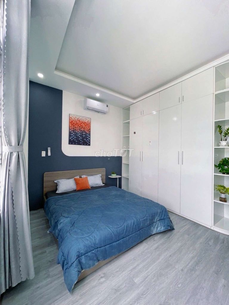 Редкий апарт-отель в переулке для авто на Нгуен Хуу Тхо – 81м² – 8 комнат