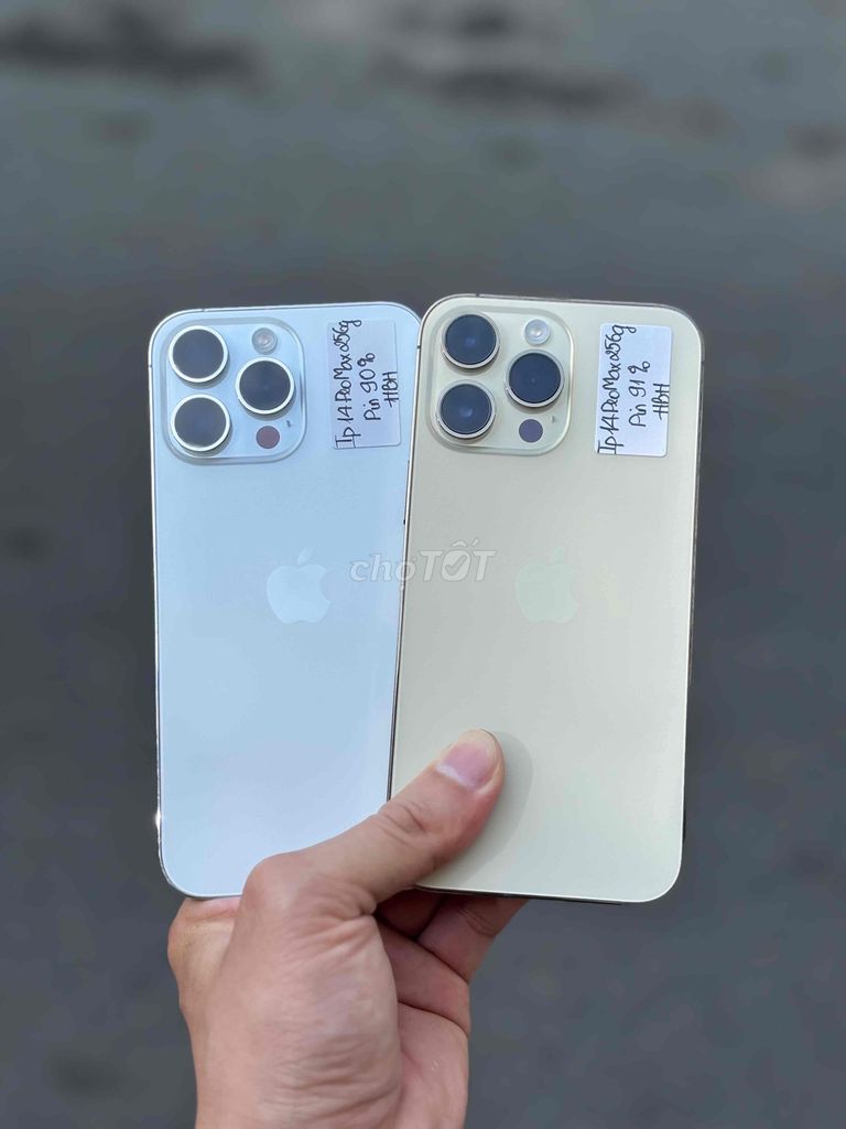 Iphone 14 Pro Max 256g Vàng và Trắng pin trâu đẹp