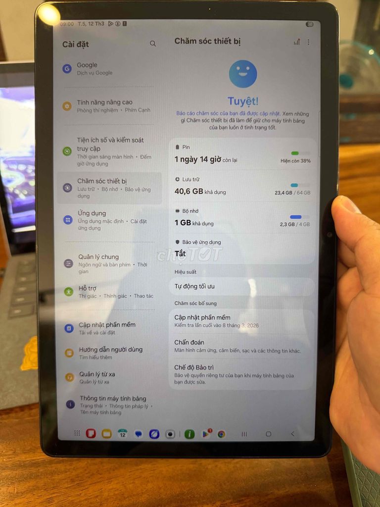 Samsung Galaxy Tab A9+ 4GB/64GB Đen. Mua bán Máy tính bảng tại Quận Phú Nhuận Tp Hồ Chí Minh được đăng bởi Thanh nam hình 1