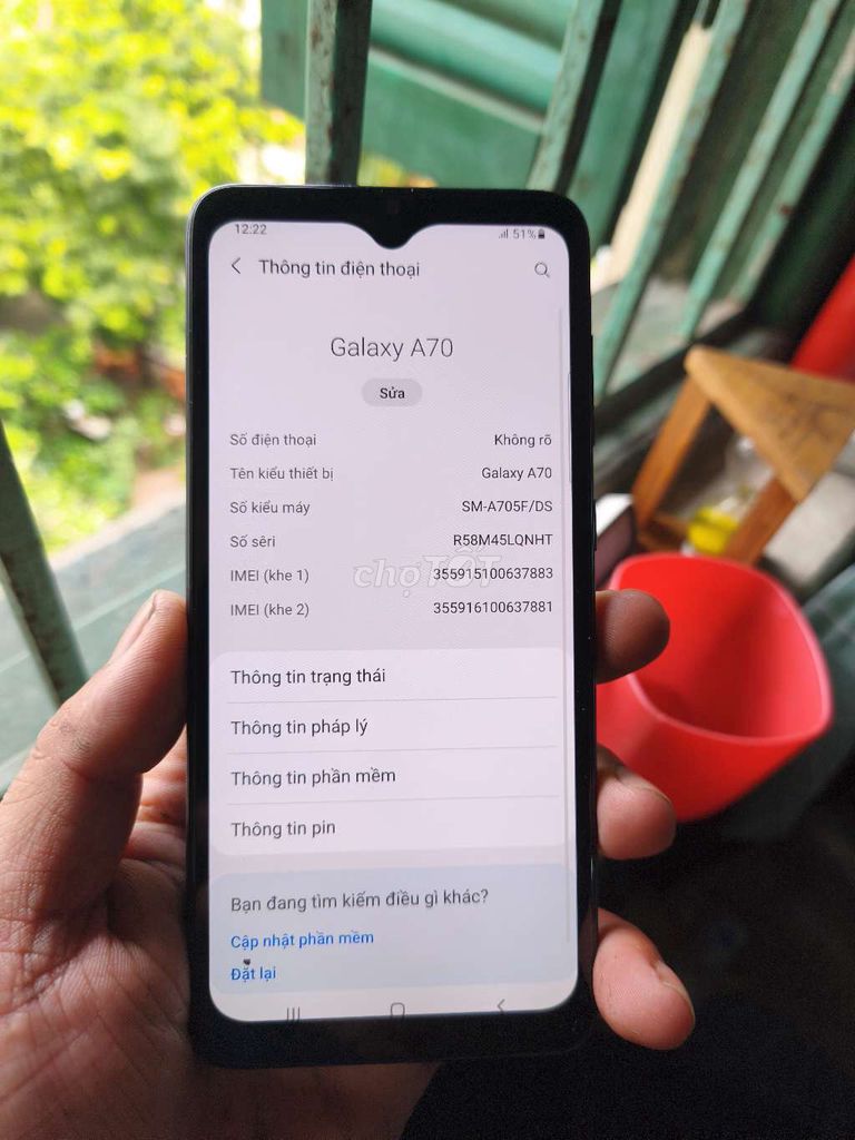Samsung Galaxy A70 6GB/128GB Xanh. Mua bán Điện thoại tại Quận Nam Từ Liêm Hà Nội được đăng bởi Hoàng Đông hình 1