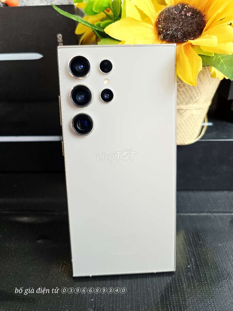Samsung S24 Ultra Trắng. Mua bán Điện thoại tại Thành phố Thuận An Bình Dương được đăng bởi MUỘI STORE  chuyên samsung  trả góp hình 1