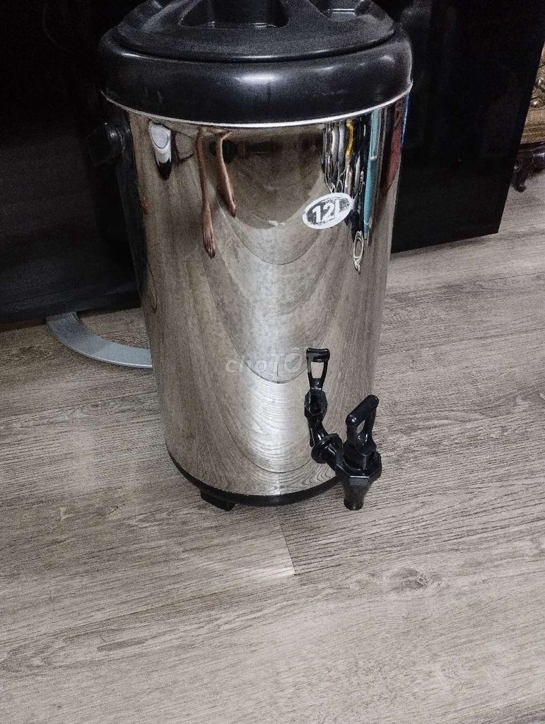Bình giữ nhiệt Inox Bạc 12 lít. Mua bán Nội thất, đồ gia dụng khác tại Quận Cầu Giấy Hà Nội được đăng bởi Thanh Thanh hình 1