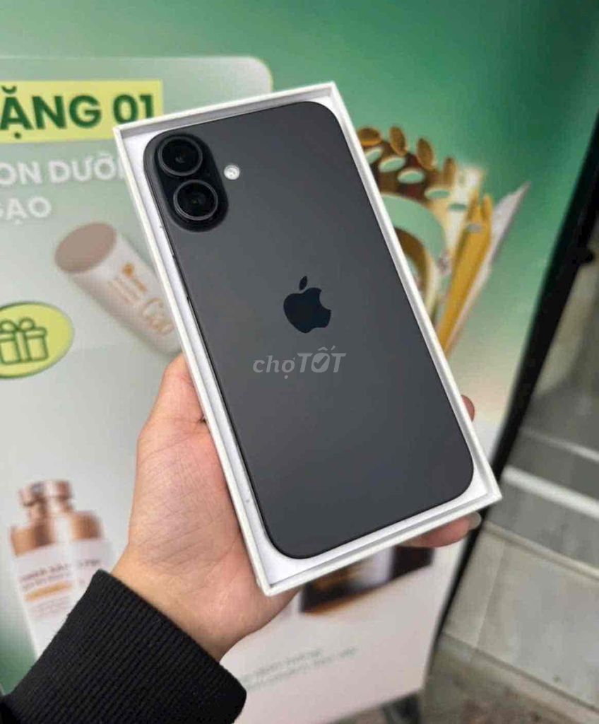 iphone 16plus 256gb đen qtế mỹ pin100 zin áp suất. Mua bán Điện thoại tại Quận 3 Tp Hồ Chí Minh được đăng bởi Nam Á Mobile hình 1