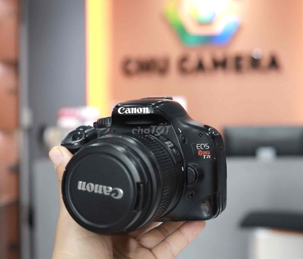 Máy ảnh Canon 550D DSLR 18MP Full HD Đen. Mua bán Máy ảnh, Máy quay tại Thành phố Long Xuyên An Giang được đăng bởi CHUCAMRA hình 1