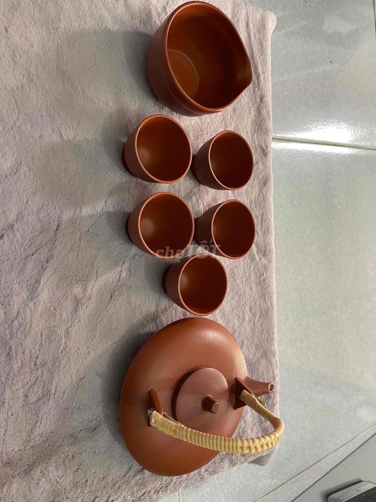 Bộ ấm trà Tokoname Đất nung Nâu đất. Mua bán Nội thất, đồ gia dụng khác tại Huyện Thanh Liêm Hà Nam được đăng bởi Phạm Tuấn Dũng hình 1