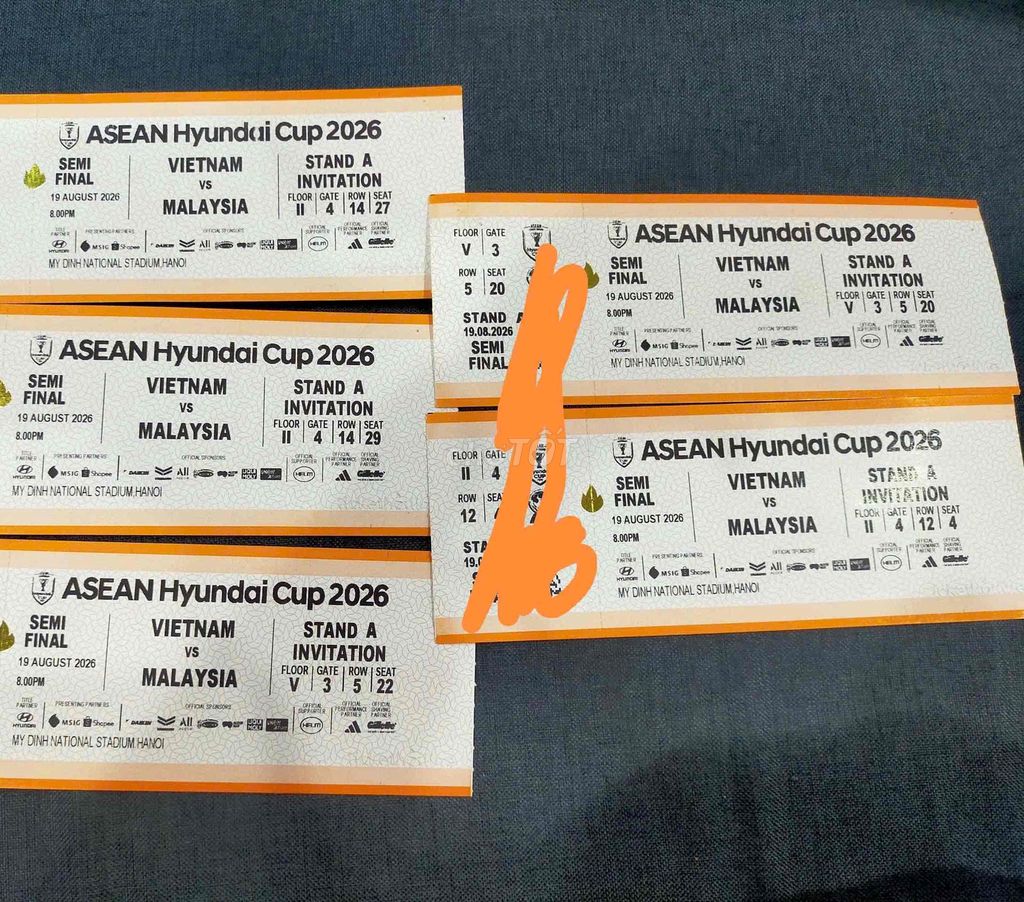 Vé sự kiện ASEAN Hyundai Cup