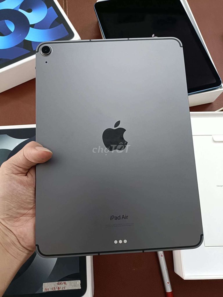  iPad Air 5 64GB bản 5G Xám new body chưa active . Mua bán Máy tính bảng tại Quận Thanh Khê Đà Nẵng được đăng bởi TT PHONE hình 1