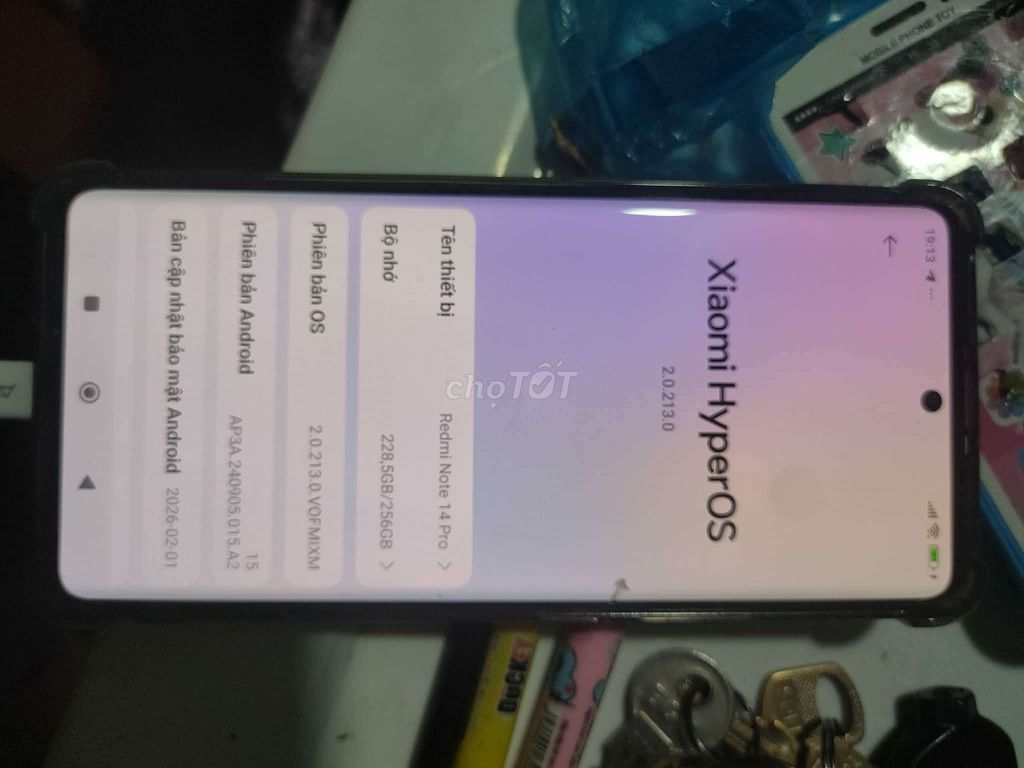 Xiaomi Redmi 14 Pro 256GB Đã dùng. Mua bán Điện thoại tại Thành phố Lạng Sơn Lạng Sơn được đăng bởi Hoàng Thực hình 1