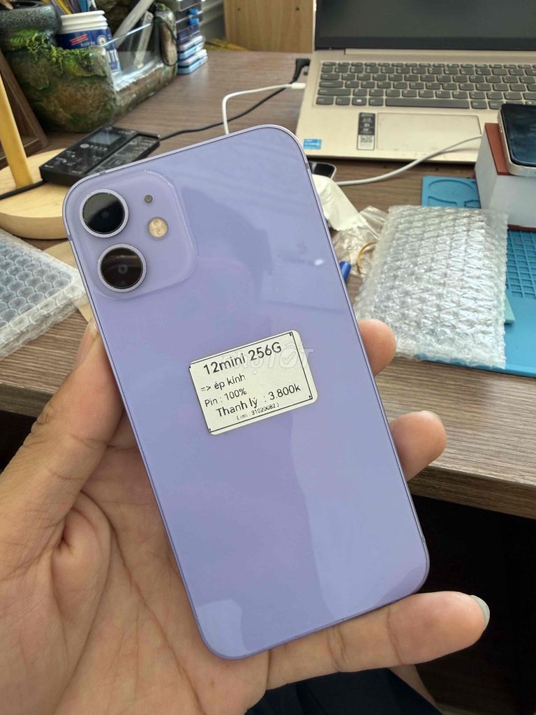 Apple iPhone 12 mini 256GB Tím Đã sử dụng. Mua bán Điện thoại tại Quận Gò Vấp Tp Hồ Chí Minh được đăng bởi Icon Mobile hình 1